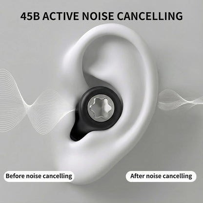 Ear Plugs for Sleeping 45DB Noise Cancelling: Ultra-Comfy Reusable Noise-Reducing Earplugs for Sleeping & Travel & Work Hearing Protection Earbuds with 8 Tips(XS,S, M, L Size)
