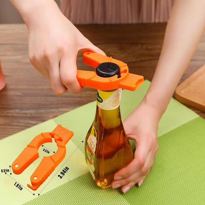 3 Pack Multifunctional Bottle and Can Opener - for Weak Hands, Seniors, Elderly, Rheumatoid Arthritis,Plastic Water Bottle, Twist-Off, Pull Tab Soup,Ergonomic Lid Seal Remover