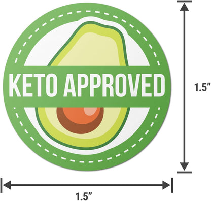 Dairy Free Food Labels Stickers - 1.5" Round Food Allergy Warning Meal Choice Label Stickers for Restaurant Deli Grocery Store Food Packaging, Strong Adhesive & Easy Peel (300 Labels on Sheet)