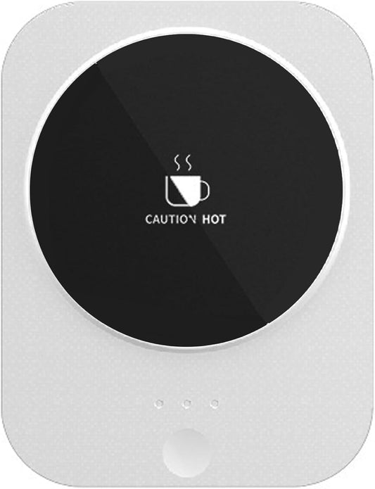 Electric Mug Warmer Smart Thermostat Coffee Mug Warmer for Desk with 3 Temperature Settings & 8h Auto Shut Off, for Coffee, Milk, Tea.