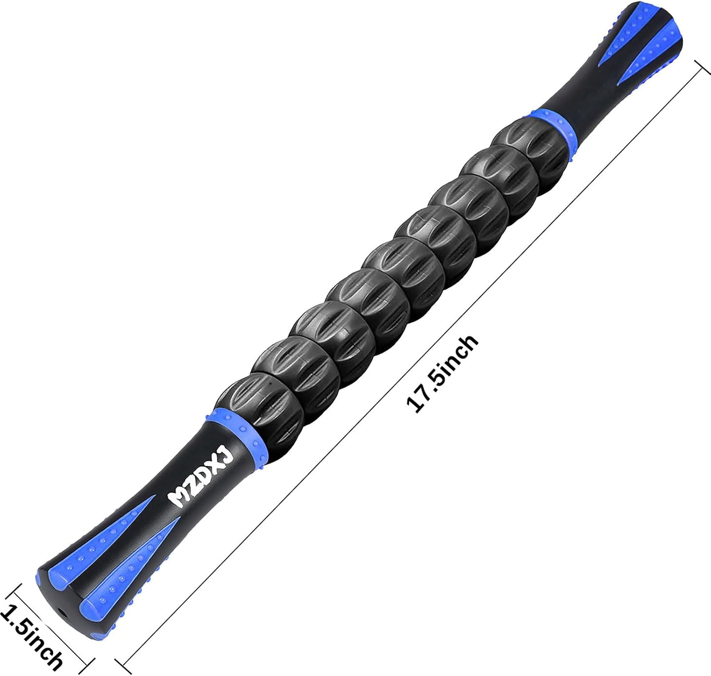 Wooden Cellulite Massage Roller for Legs and Thighs - Handheld Fascia Blaster Tool for Muscle Relief, Lymphatic Drainage & Body Sculpting - Anti Cellulite Massager for Women and Men (12 Wheel)