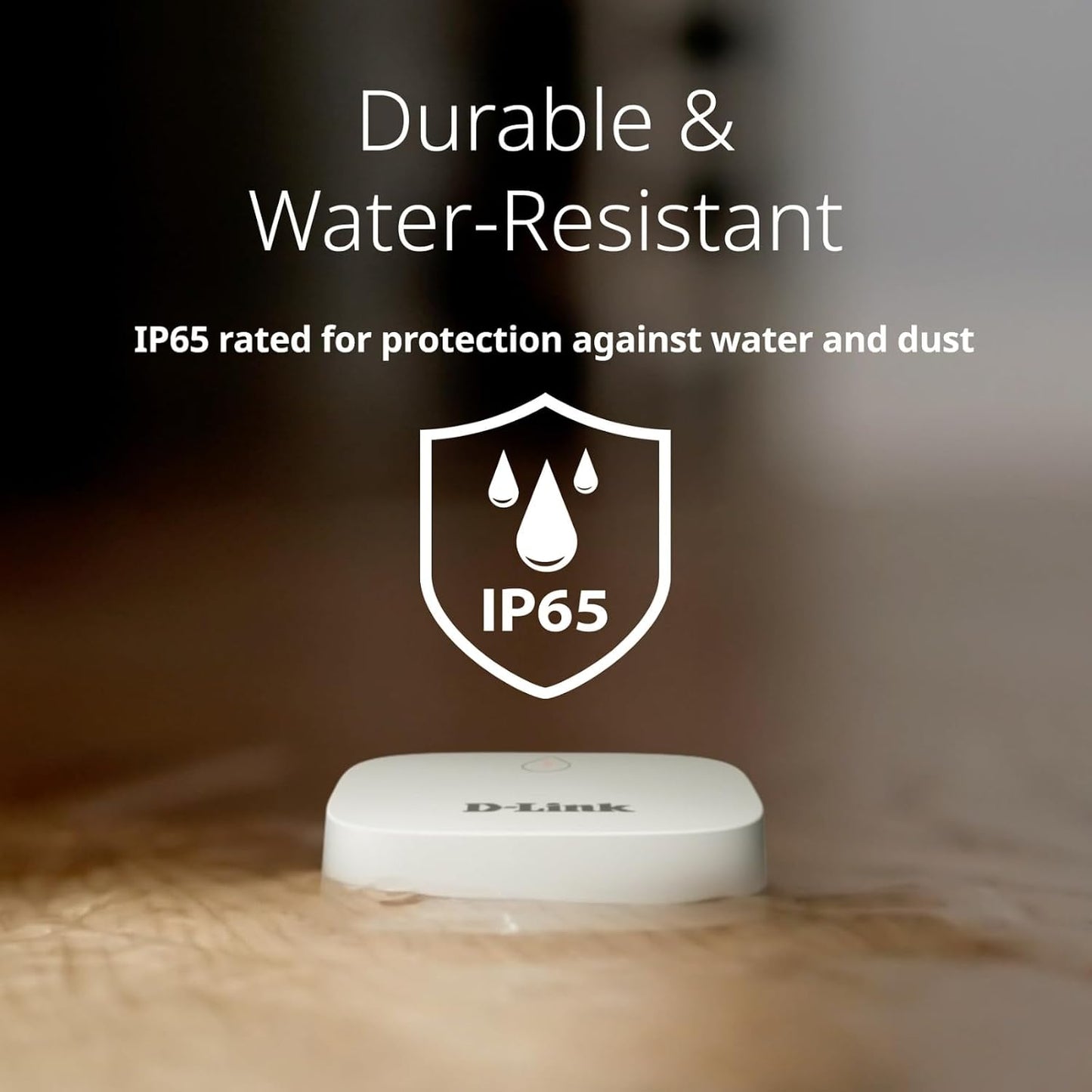 D-Link Next-Gen WiFi Water Leak Detector Starter Kit with 2 sensors—Loud 100 dB Sound Alarm—App Alert—LED Strobe Light—No Hub Required—Works with Google—1000ft Ultra-Long Range—Expandable (SW-A11KT)