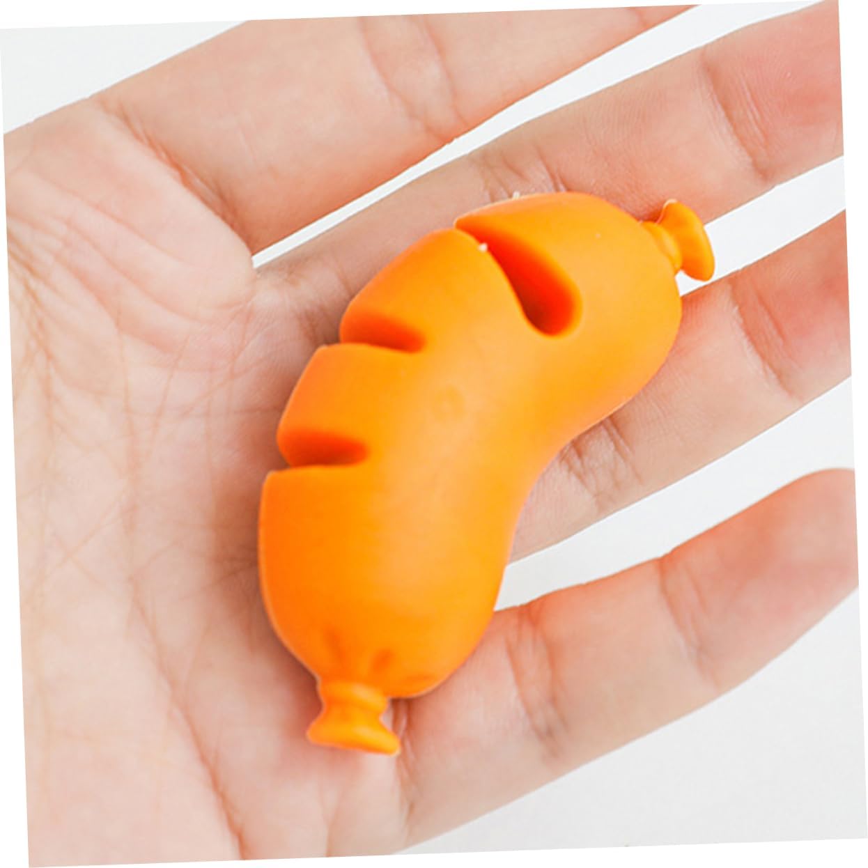 Garneck 3pcs Silicone Lid Lifter and Overflow Preventer Unique Kitchen Pot Edge Clip Multi-function Spill Stopper for Pots Sausage Shrimp and Onion Shapes Practical Cooking Tool