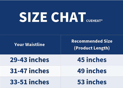 CUEHEAT Heated Waist Belt with Massage - Cordless Lower Back Heating Pad | 3 Heat Settings, 3 Vibration Modes, 7.AV Rechargeable Battery, Adjustable Fit for Wearable Lower Back Warmth