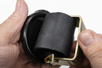 Tech Team #00933 3" Steel Furniture Caster Cups with Carpet Bottom, Heavy-Duty Floor Protectors for Hardwood, Tile, Vinyl & Carpet, Beds, Sofas & Tables, 8-Piece Set