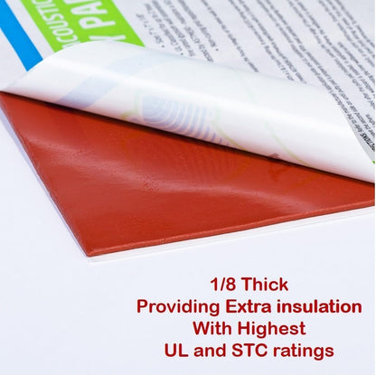 Acoustical Putty Pads - Moldable Soundproofing Pad - Fire Stop for Electrical Boxes Outlet Putty Pad, Highest UL and STC Rating - Size 7 x 7 - Pack of 3 Putty Pads - Made in USA