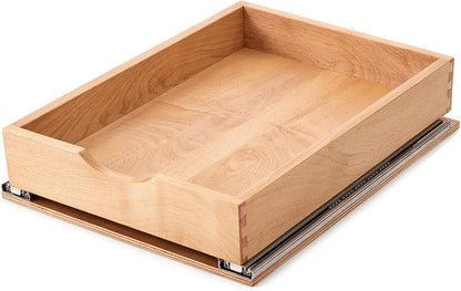 Pull Out Cabinet Drawers - 9x2 Size Options (10-29'W,18-21'D), Pre-Assembled with Soft Close Slides, Solid Beechwood, Easy Installation(10'W x 18'D)