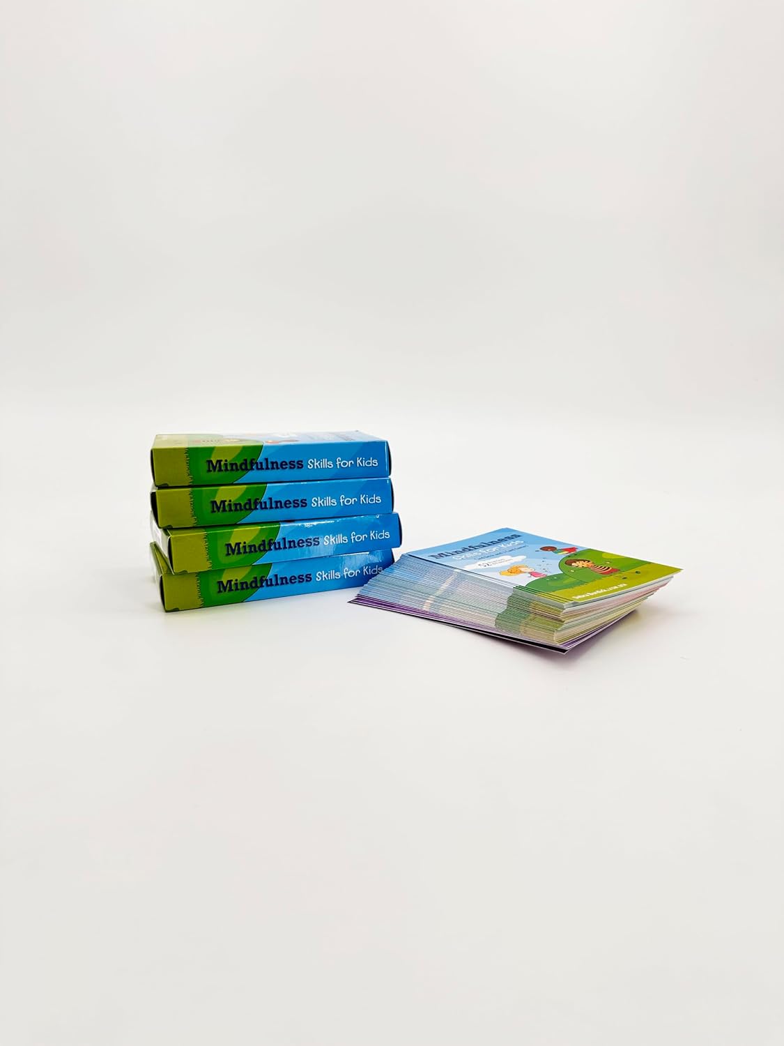 Mindfulness Skills for Kids: Card Deck and 3 Card Games