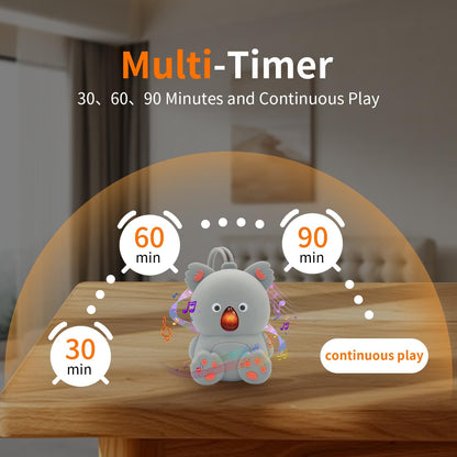 Portable White Noise Machine with Bluetooth Speaker Baby Sound Machine