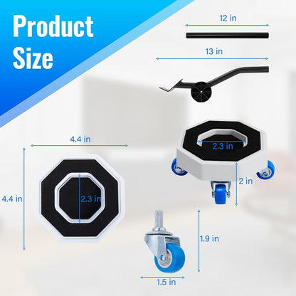 Furniture Sliders Appliance Rollers Furniture Mover with Wheels | Moving System with Roller Set Furniture Movers with Wheels Heavy Duty Appliance Roller Dolly for Couches appliance mover