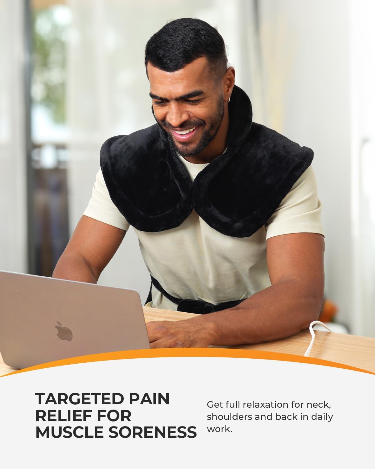 CooCoCo 24"x37" Heating Pad for Neck and Shoulders and Back Pain Relief