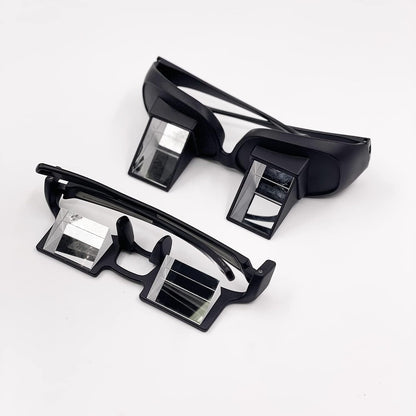 Lazy Glasses Laying Down Light Prism Glasses 90°Angle Prism Glasses Neck Relaxer for Lying down Reading and Watching