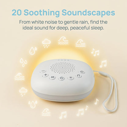 Portable White Noise Machine for Sleeping Baby Adult Office Privacy