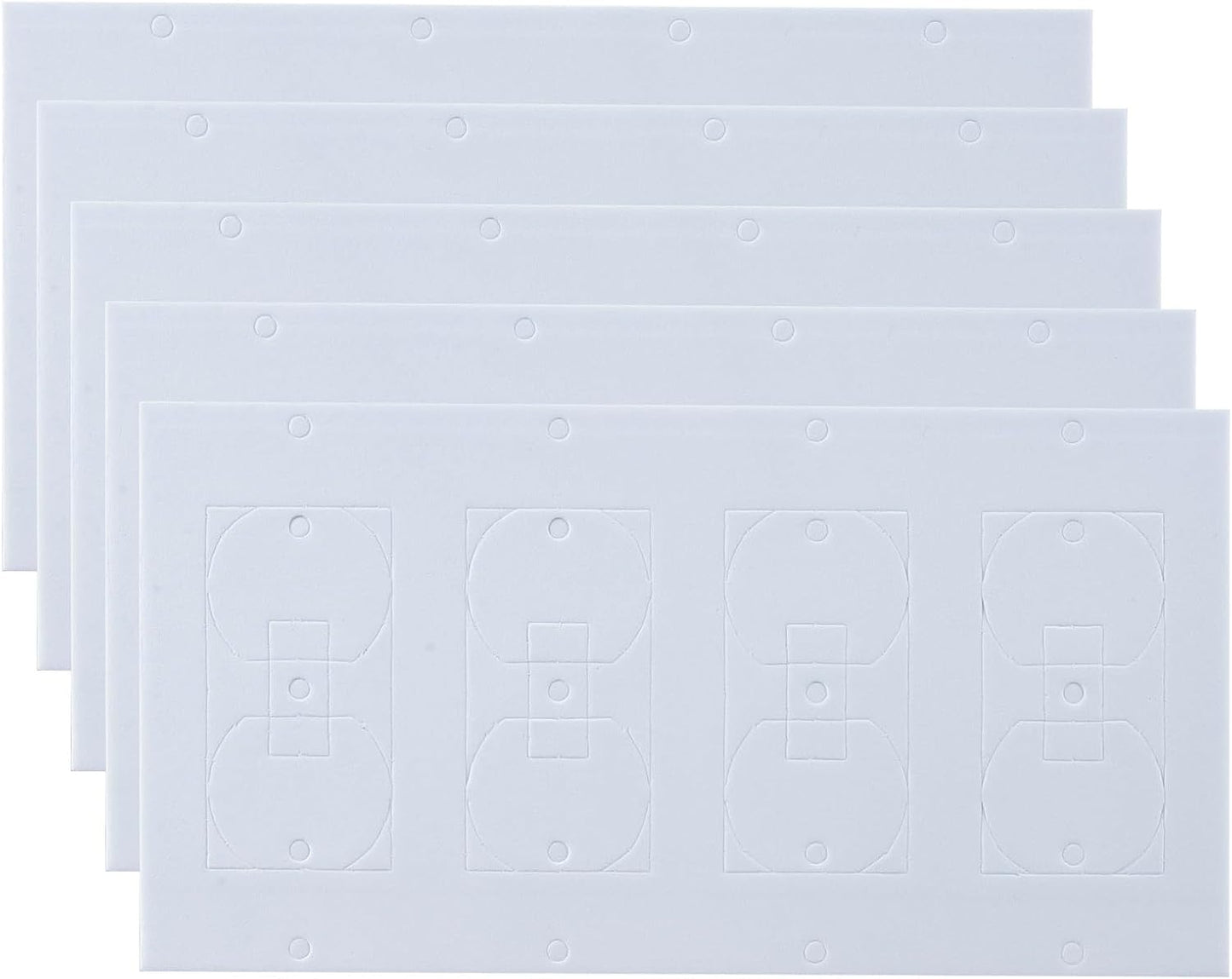 CARGEN Outlet Insulation Foam Pads Wall Draft Sealers 3mm EVA 30PCS Single | High-density flexible buffer requires no manual cutting; punch out unwanted sections for a custom fit