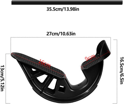 2 Calf Stretch Wheel Foot Rocker Board Indoor Leg Massager Foot Stretcher Rocker for Body Flexibility and Muscle Relaxation