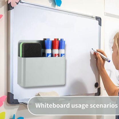 Camelmother 2Pcs Magnetic Dry Erase Marker Holder For Whiteboard Fridge | 2Slots Locker Accessories Teacher Classroom Must Haves Fridge magnets