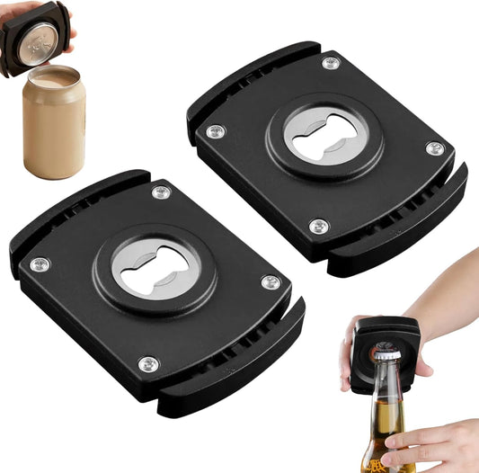 2 Pcs Beer Can Opener,Can Top Remover, Can Opener,Can Cutter,Can Opener Smooth Edge,Smooth Edges,Suitable For 8-19 Oz Aluminum Soft-Rim Cans,Household Bar Tools