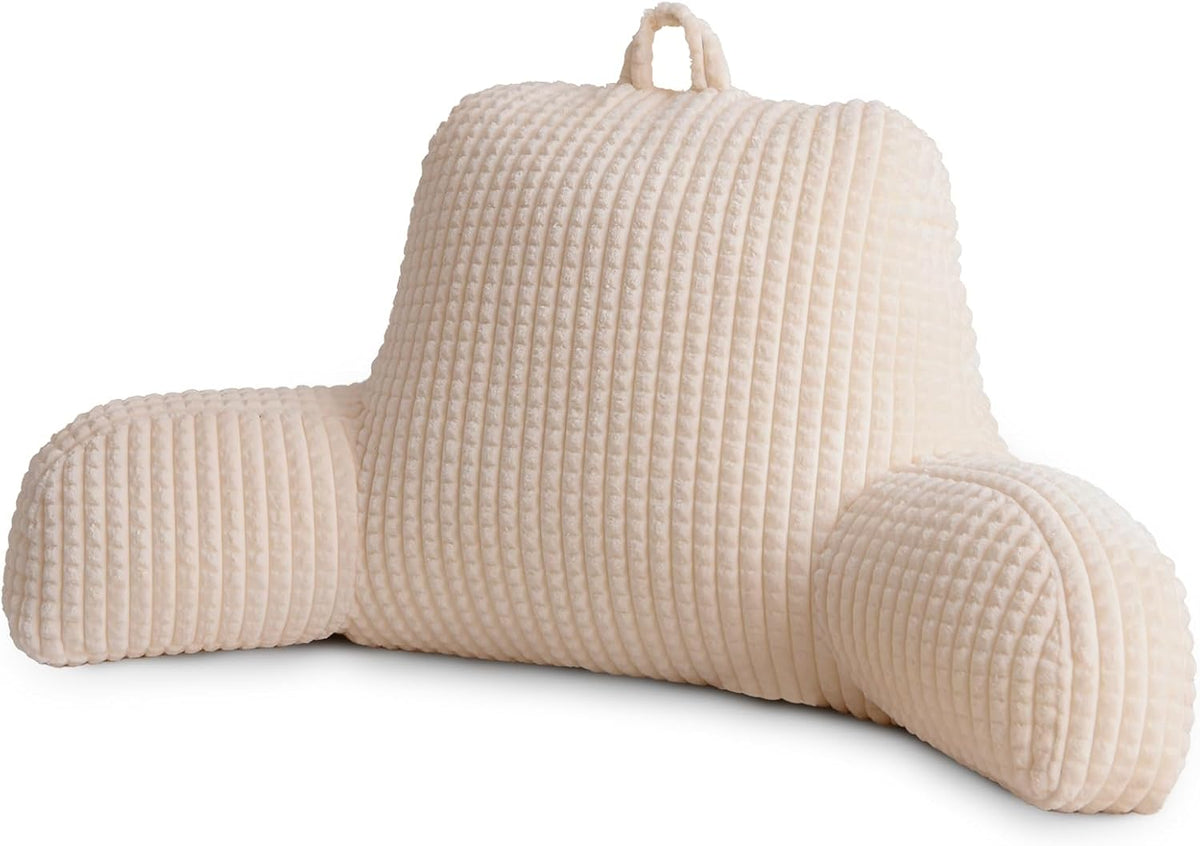 A Nice Night Darkgrey 17" Bed Wedge Pillows with Arms for Sitting