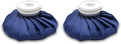 BICAREE Ice Pack for Injuries Reusable, Ice Bags Hot Water Bag for Hot & Cold Therapy and Pain Relief with Cover, No-Leak Elastic Breathable Ice Bag, Size 11"