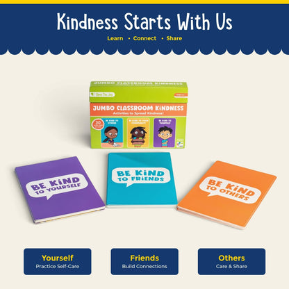 Open The Joy Jumbo Calming Cards, SEL Mindfulness Cards for Kids 3+