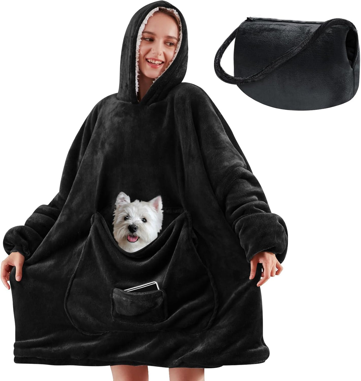 yescool Wearable Blanket Hoodie as Christmas Birthday Gifts for Women Mom - Colors B