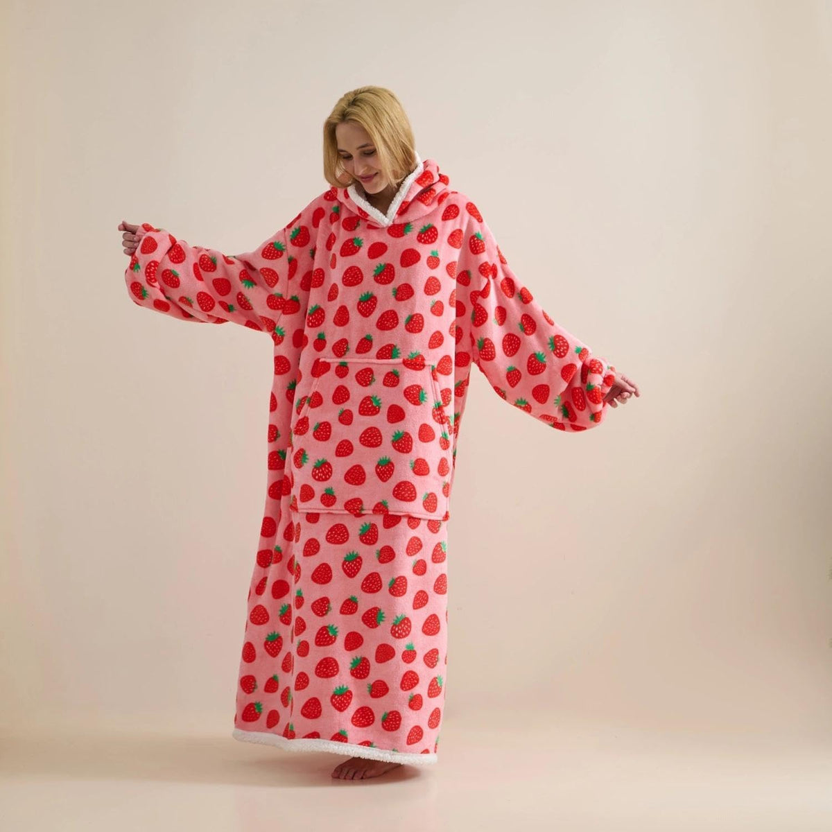 Wearable Blanket Sweatshirt - Warm and Cozy Giant Blankets Hoodie