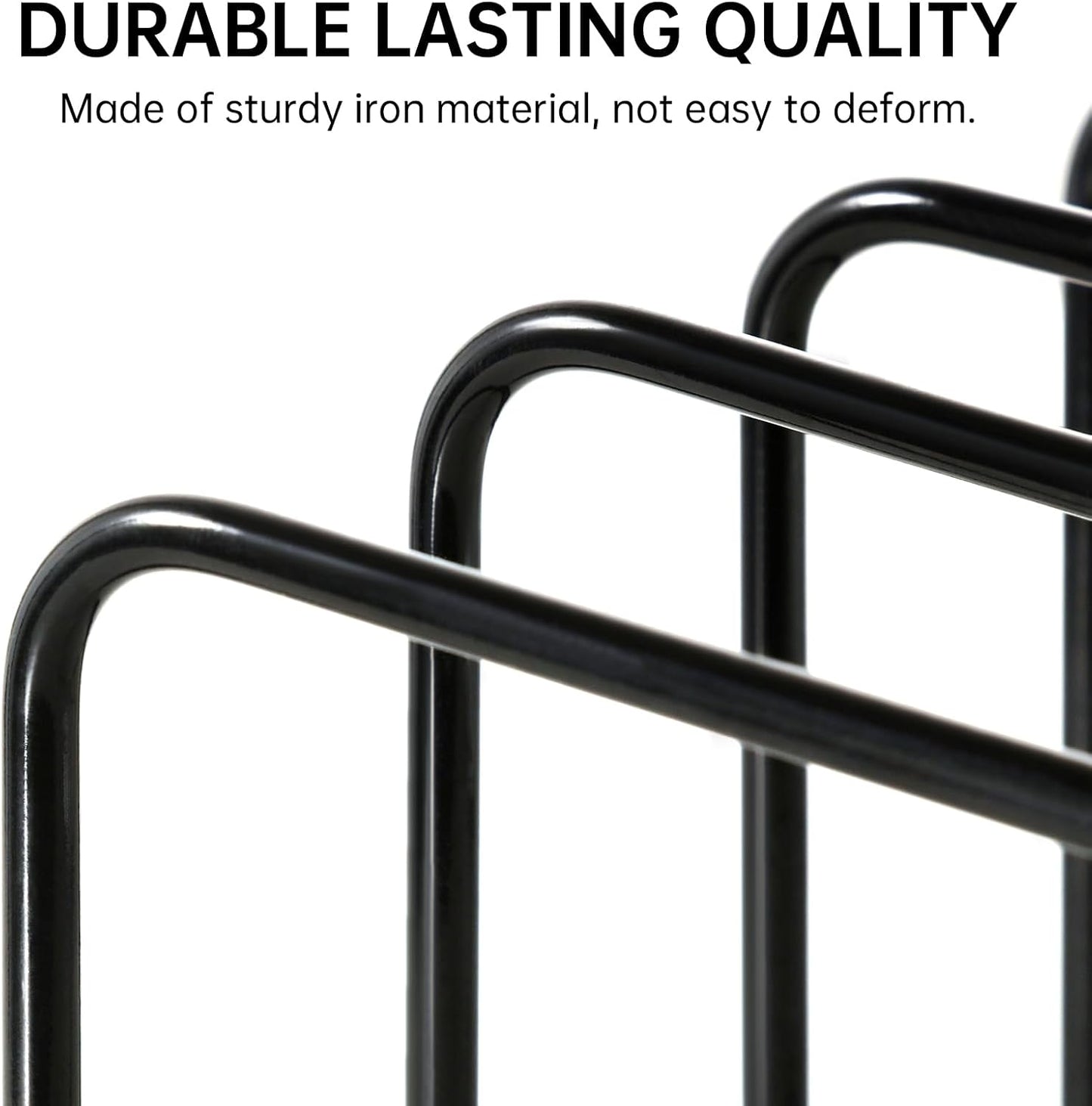 Cutting Board Organizer(1 Pc),Kitchen Cabinet Dividers for baking sheets,Bakeware Holder with 5 Slots,Space Saving,for used to Baking Tray and Chopping Storage