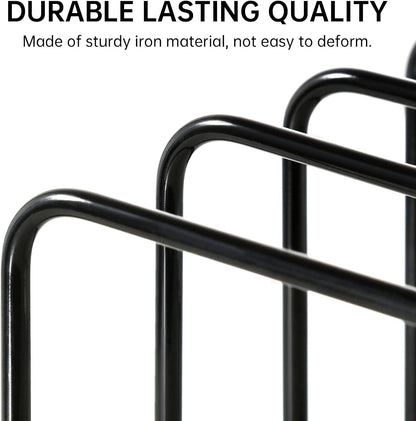 Cutting Board Organizer(1 Pc),Kitchen Cabinet Dividers for baking sheets,Bakeware Holder with 5 Slots,Space Saving,for used to Baking Tray and Chopping Storage