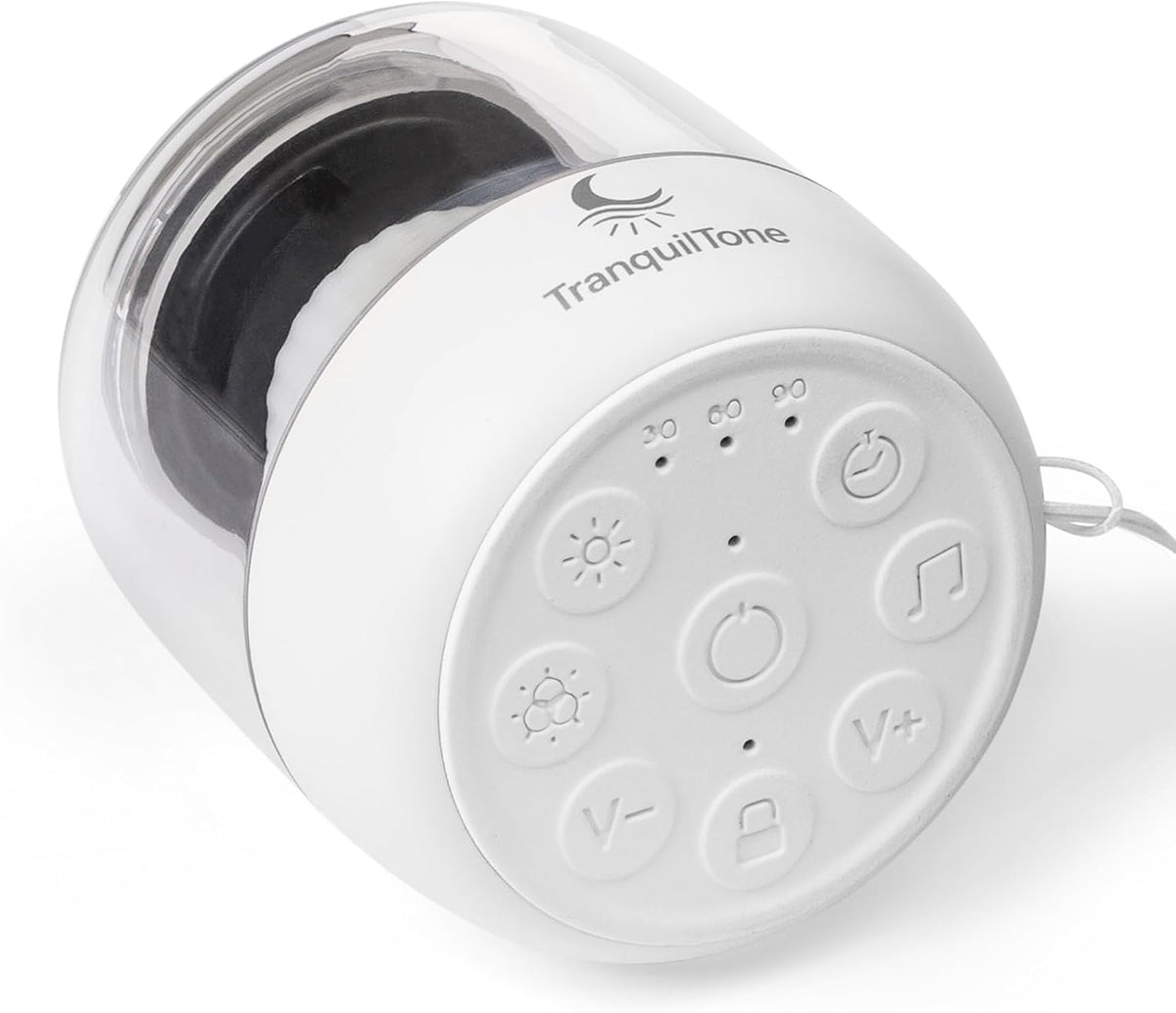 Mini White Noise Machine for Baby, Kids & Adults – 15 Calming Sounds, Soft Night Light, USB-C Rechargeable, Timer – Portable Travel Sound Machine