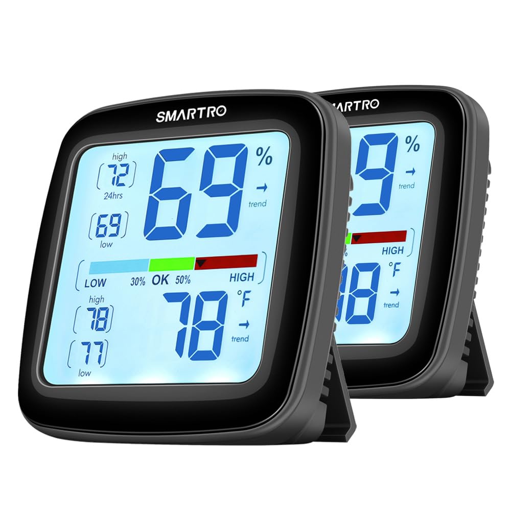 SC42 Professional Digital Hygrometer Indoor Room Thermometer | Humidity Gauge Pro Accuracy Calibration