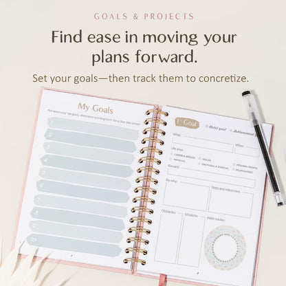 The ADHD Planner for Adults - Undated Daily & Weekly ADHD Journal for Disorganized People, 90 Days - Habit Tracker, Record Emotions & Mood - Academic Goals - Structure & Focus for Adults Brains