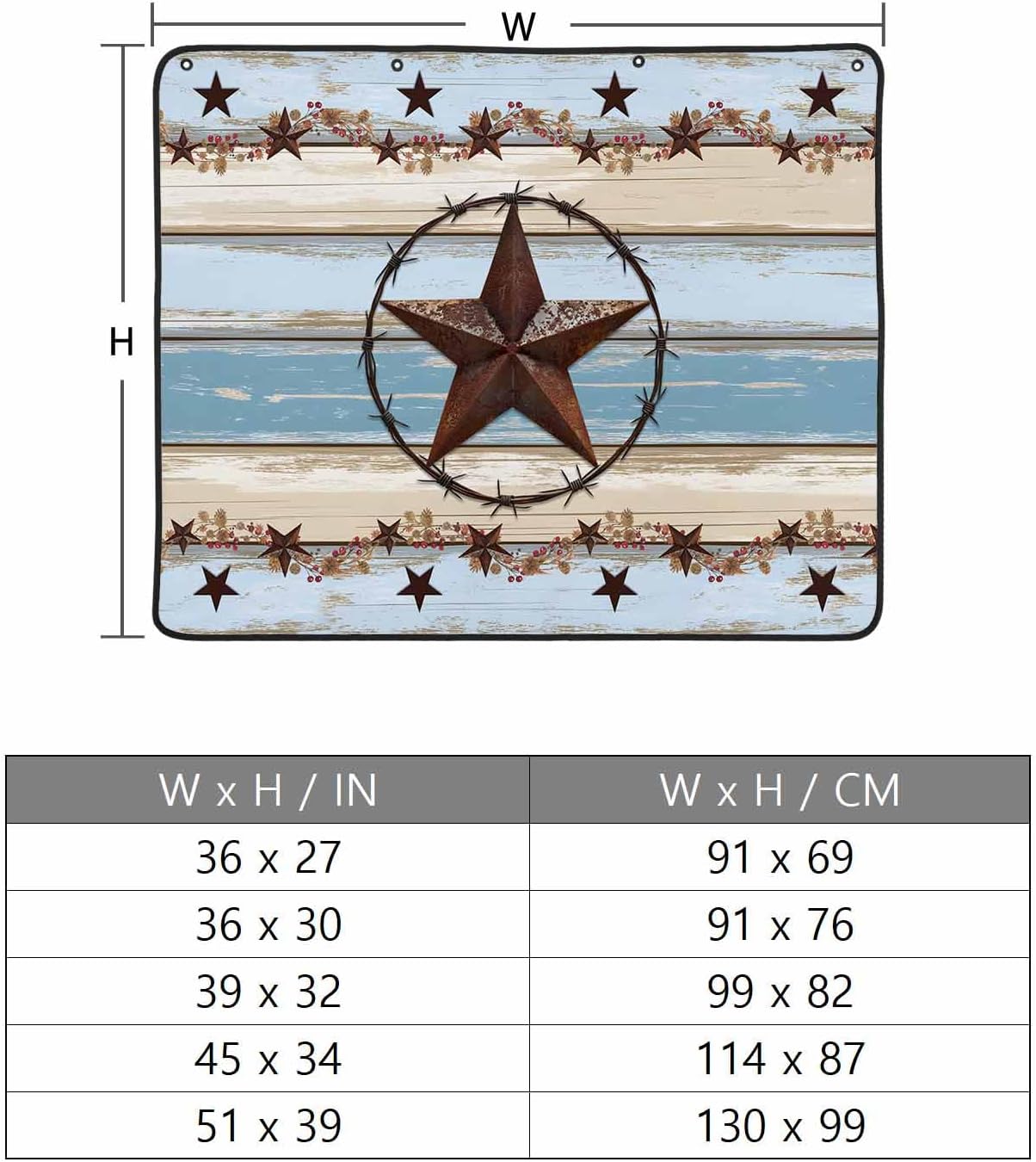 Magnetic Fireplace Cover Texas Star Teal Blue Fireplace Screen Decorative Farm Wood Grain Insulation Fireplaces Blocker Blanket Save Energy Fireplaces Draft Stopper Covers for Living Room 39x32 Inch