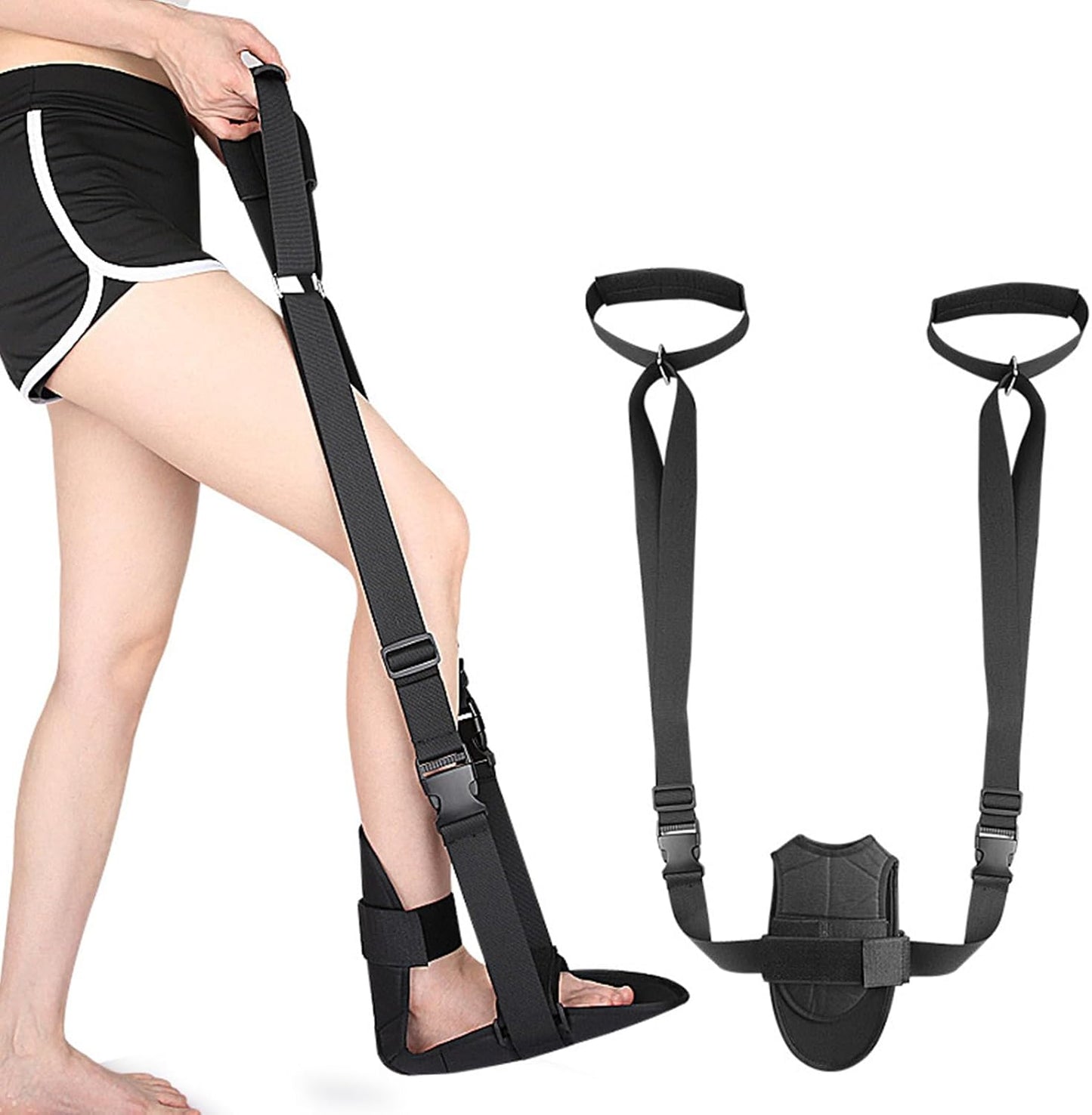 Stretcher Strap Adjustable Stretch Bands Foot and Calf Stretcher Leg Stretch Strap for Adult Multifunctional Stretching