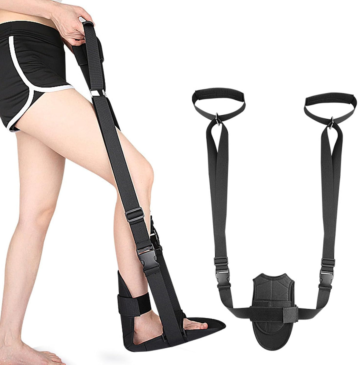 Adjustable Stretch Band Foot and Calf Stretcher Stretching Strap Leg Stretcher Multifunctional Exercise Bands Multifunctional Stretching