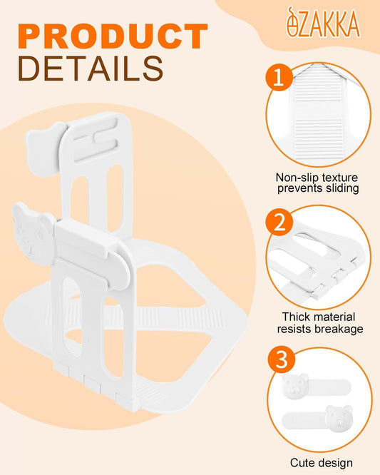eZAKKA 8PCS Adjustable Replacement Strips for Bed Sheet Holder | Bed Sheet Straps Compatible with Most Bed Lock Sheet Holders，Cuttable sheet locks for fitted sheets