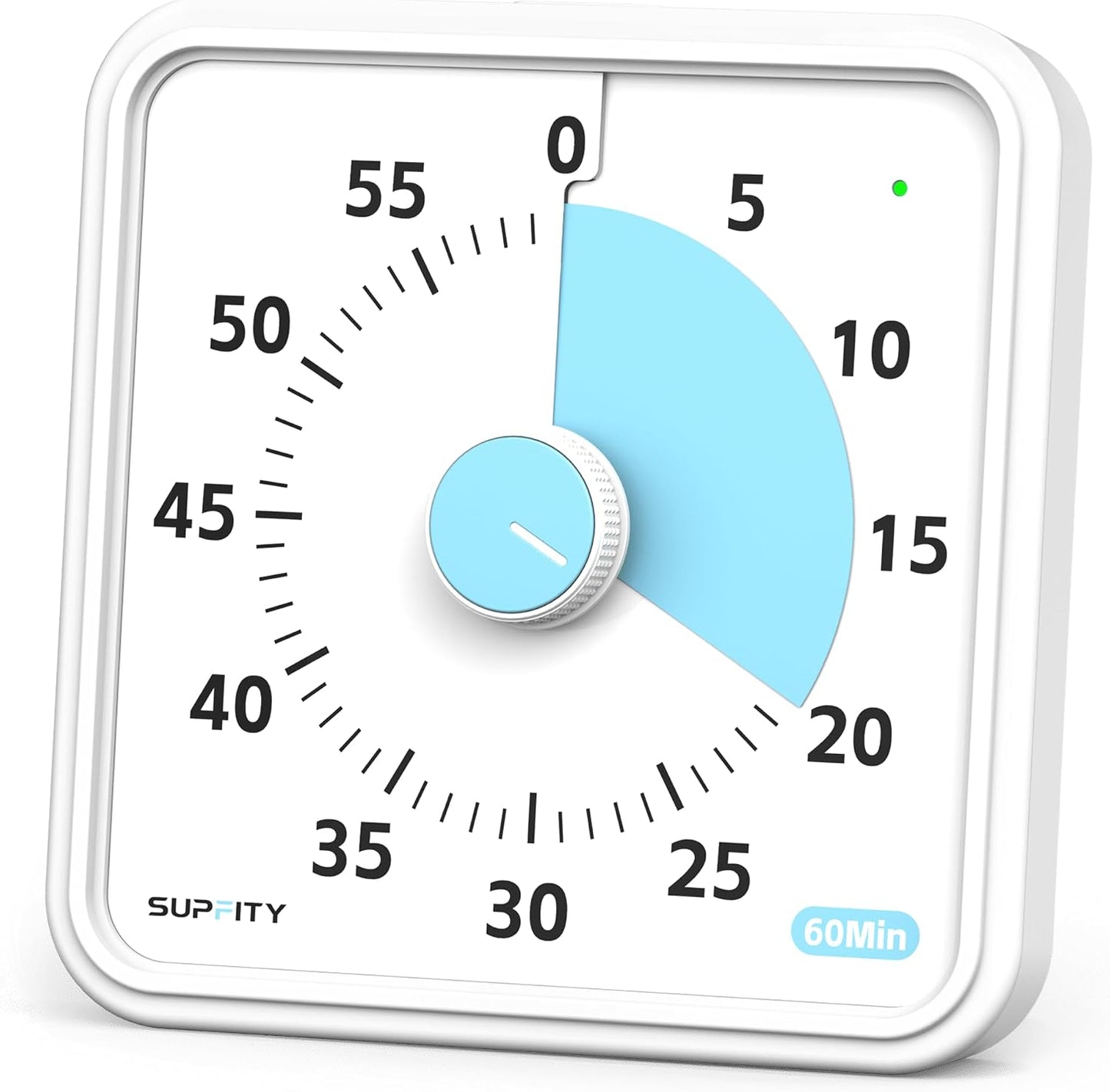 8-Inch Large Visual Timer for Kids 60-Minute Classroom Timer Magnetic | Countdown Timer with Pause Kickstands, Time Management Tool ADHD Timer Home School Kitchen and Office