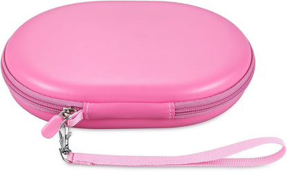 Case Compatible with Glocusent/for Gritin/for Vekkia/for EastPin/for enclize LED Neck Reading Light，USB Rechargeable Personal Light Storage Box (Case Only) (Pink)