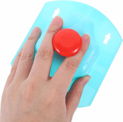 Multi-Functional Food Grater Finger Guard and Compact Food Slicer Safety Holder, 2pcs Protective Hand Guards for Kitchen Vegetable and Fruit Cutting Random Color