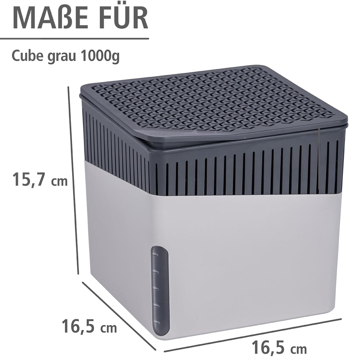 Portable Small Dehumidifier, Compact And Rechargeable, Moisture Absorber For Bathroom, Bedroom, Garage, Closet, 1400 Cubic Feet, 1.1lbs, Gray