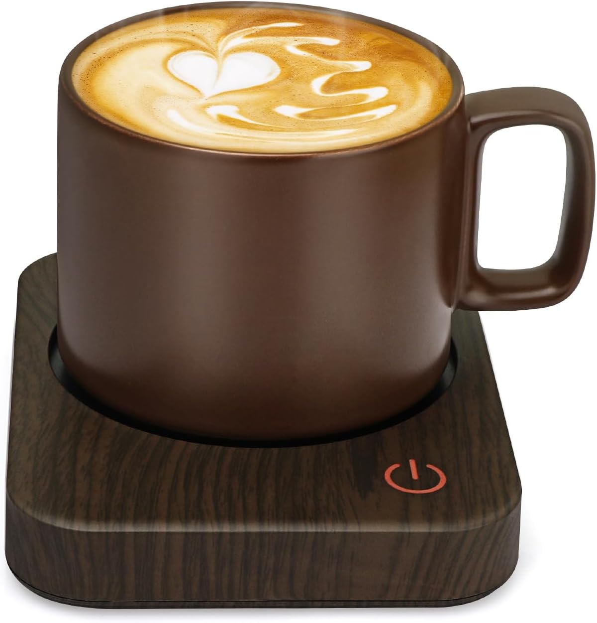 VOBAGA Coffee Mug Warmer Set with Auto Shut Off, 15 oz Coffee Mug Gift Set & 3 Temperature Settings Home Office Desk Accessories Valentine's Day Gift