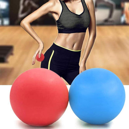 WOVTE Massage Lacrosse Ball Therapy for Sore Muscles Myofascial Release | Shoulders, Neck, Back, Foot, Body, Deep Tissue, Trigger Point, Muscle Knots, Yoga