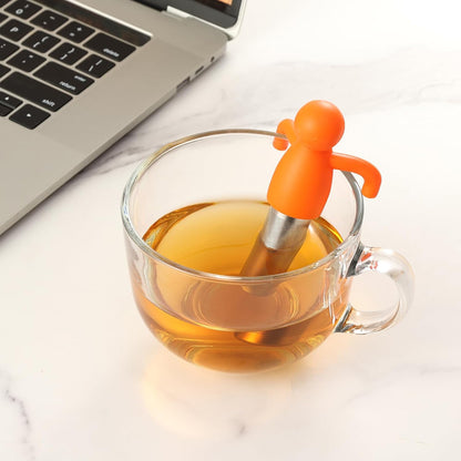 Leden Tea Infuser for Loose Leaf Tea Extra Fine Mesh Tea Steeper Gray