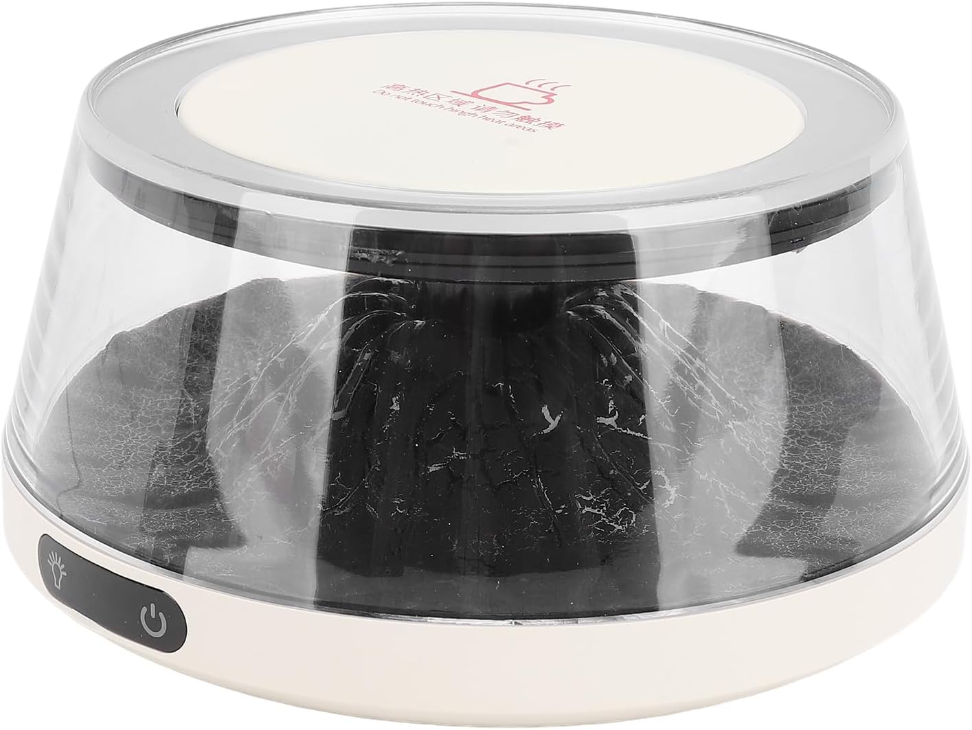 Coffee Mug Warmer with Auto Shut Off | Adjustable Temperature 50-80°C for Coffee/Tea/Milk | Volcanic Lava Illumination & Cup Sensing Technology | 66W Quick Heating, 8H Timer