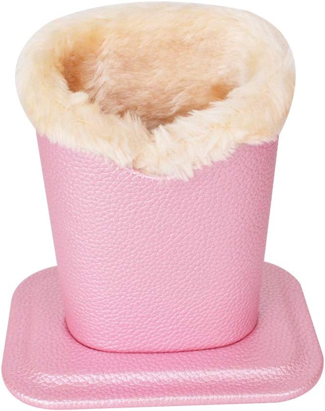 Baitaihem Pack of 2 Plush Lined Eyeglasses Holder Stand Protective Glasses Case For Desks Or Nightstands