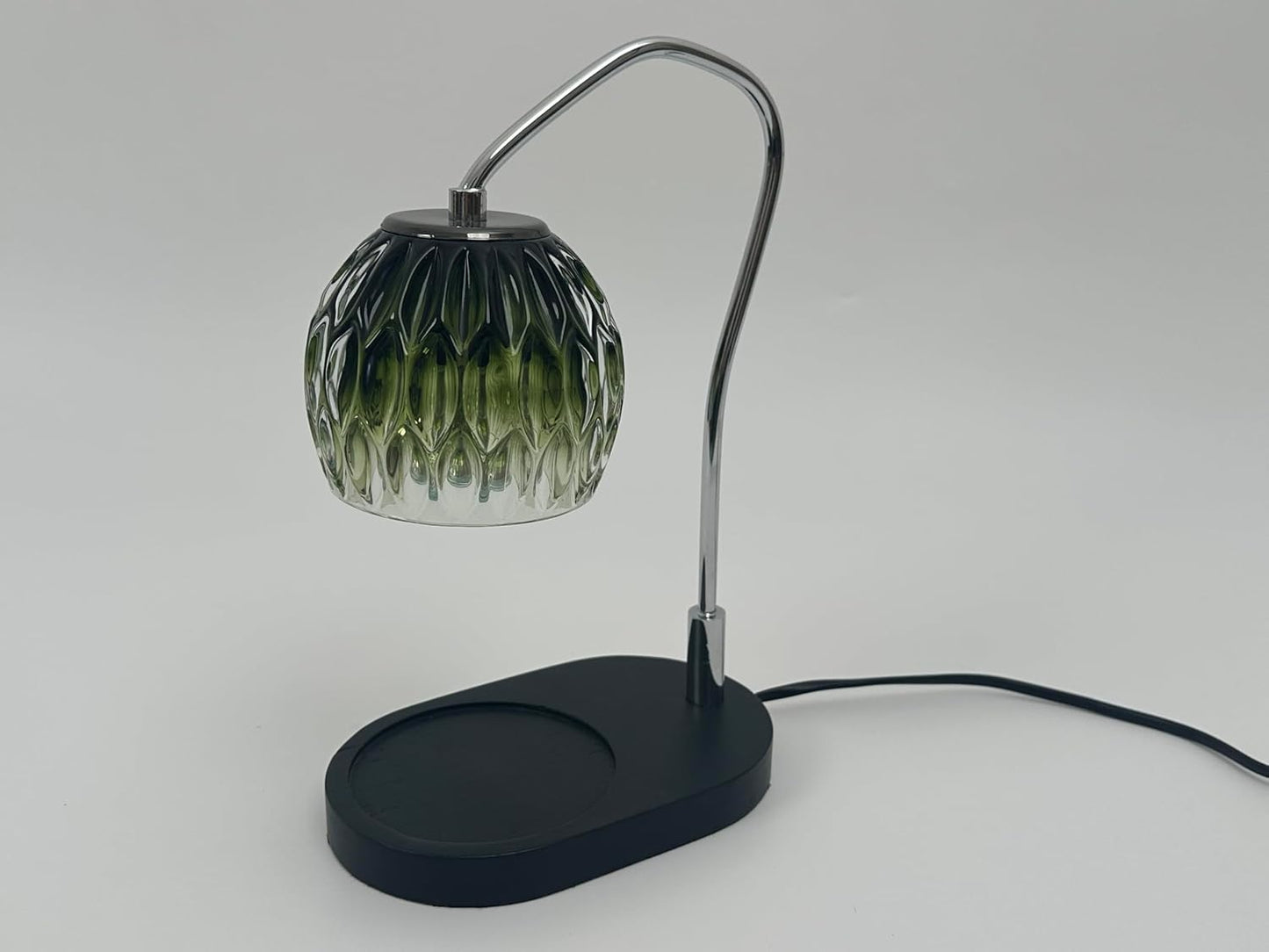 Modern Minimalist Wax Warmer for Jar Candles, Timer & Dimmer | Modern minimalist style. Timer & dimmer safe melt. 2 bulbs & heat-proof base. Perfect for living room, bedroom, or office.