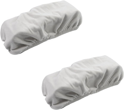 Office Chair Armrest Pads Covers Cushions Slipcovers (Dark Grey)