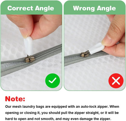Tenn Well 3Pcs Mesh Laundry Bags For Shoes Sneakers Fits Size 12 | Mesh bags for trainers, tennis shoes, slippers, washing machine safe