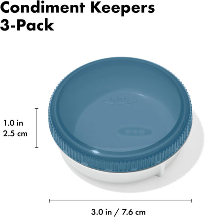 OXO Good Grips Prep and Go Container With Colander - Ocean Blue