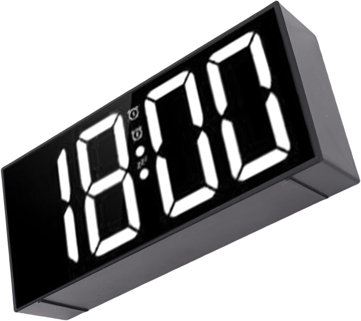 Matybobe Loud Dual Alarm Clock Mirror LED Vibrating Bed Shaker for Heavy Sleepers