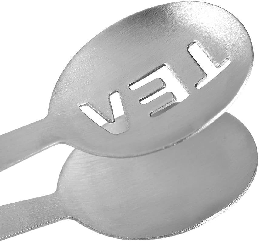 Tea Bag Squeezer,Mini Stainless Steel Round Teabag Tongs Silver Tea Bag Strainer Clip Tea Bag Holder for Gripping Ice and Loose Tea Loose Leaf